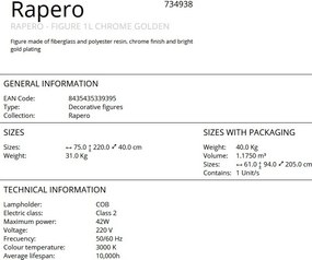 Figurina inalta design decorativ Rapero