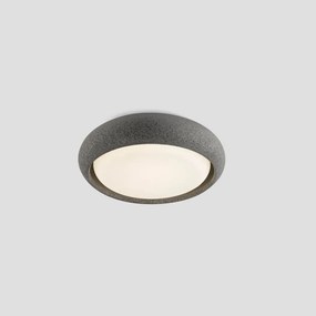 Plafoniera LED exterior iluminat minimalist IP44 ANGA 24cm gri inchis