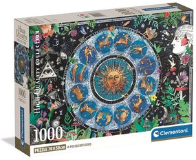Colorat Chart Astrologie 1000 de piese Compact puzzle Clementoni