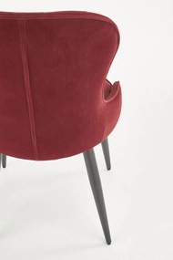 Scaun K366 velvet bordo