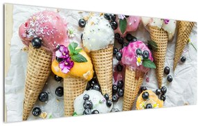 Tablou cu înghețată (120x50 cm), în 40 de alte dimensiuni noi