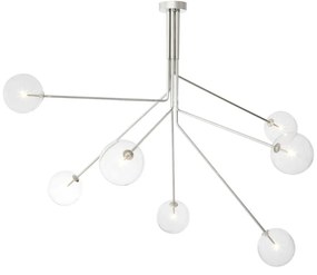 Lustra dimabila design LUX cu 7 brate Topaz nickel 114893 HZ