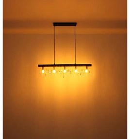 Lustra suspendata design modern Kira I negru