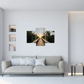 Tablou - drum spre soare (90x60 cm)