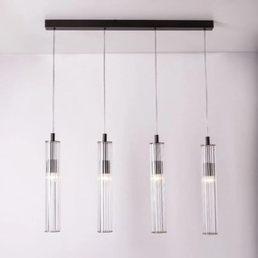 Lustra cu 4 pendule design modern ARIA titan periat