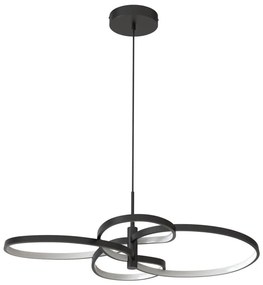 Lustră LED suspendată pe cablu RIBBON LED/37W/230V 4000K neagră