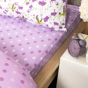 Cearşaf jersey 4Home Buline, violet