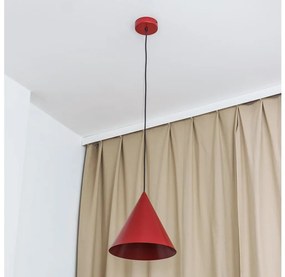 Lampă suspendată pe cablu ETNA II, 1xE27/15W/230V, Ø 25 cm, roșu