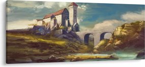 Tablou - Castelul medieval (120x50 cm)