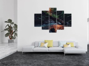 Tablou cu râu montan (150x105 cm)