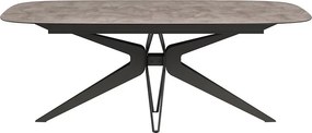 Masă lemn masiv de dining Narla cu blat fix - 275 cm