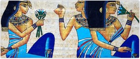 Tablou - Picturi egiptene (120x50 cm)