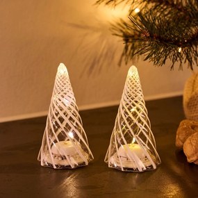 Decorațiune luminoasă de Crăciun 2 buc. ø 6 cm Vilma – Sirius