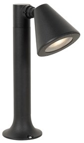 Stâlp modern pentru exterior negru 30 cm IP44 reglabil - Ciara