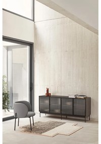 Fotoliu Teulat Mogi, gri închis