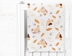 Pătură pentru copii albă din muselină 75x100 cm Boho – Mijolnir