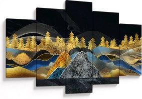 Tablou - Munții aurii (150x105 cm)