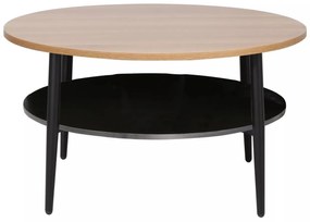 Masa de cafea Ella A stejar/negru