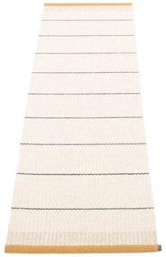 Covor tip traversă pentru interior și exterior galben ocru/crem 60x200 cm Belle Ochre – Pappelina