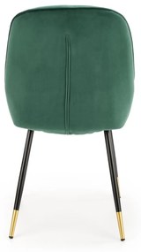 Scaun K437 Velvet Verde – l49 x A55 x h88 cm