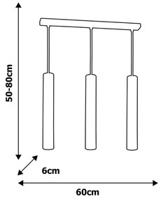 Suspensie JOKER WHITE Milagro Modern, GU10, Alb, MLP1348, Polonia