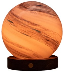 Decorațiune luminoasă maro/în culoare naturală închisă cu USB ø 12 cm Polar Cloud – Gingko