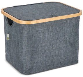 Cos pliabil NOLVIO 25 L, albastru-gri