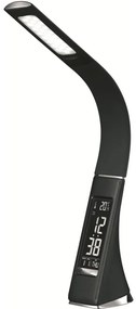Lampă de birou LED reglabilă cu afișaj, 7 W, 5 V, negru