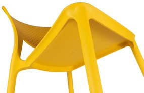 TODO Galben - SCAUN MODERN PENTRU BUCĂTĂRII, GRĂDINI, CAMERE DE CAFEA (FIXE)