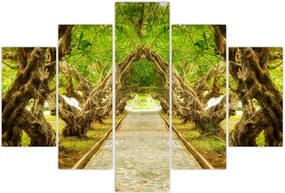 Tablou - Tunel viu din plumeria (150x105 cm)