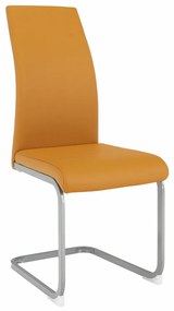 Scaun dining, muştar / gri, NOBATA