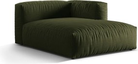 Modul pentru canapea modulară verde (cu colț pe partea dreaptă) Martina – Micadoni Home