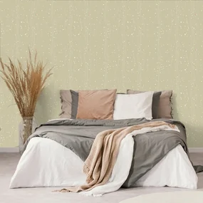 Tapet autoadeziv cu motiv vegetal în design maro