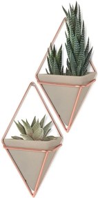 Set 2 ghivece suspendate din ceramică Umbra Trigg