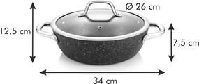 Tigaie cu capac ø 26 cm President – Tescoma