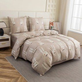 Lenjerie de pat din microfibra WHITE RABBIT, bej Dimensiune lenjerie de pat: 70 x 90 cm | 140 x 220 cm