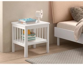 Noptieră de copii albă din lemn de fag Forrest – Vipack