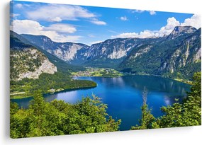 Tablou - Lacul Hallstatt, Hallstatt, Austria (90x60 cm)