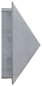 Nordlux - Aplică de exterior PONTIO 1xGU10/25W/230V IP54 argintie