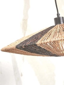 Lampa de podea eco din iuta Iguazu L 55cm natur/ negru