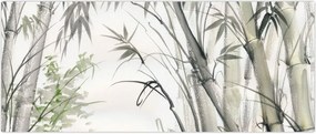 Tablou - Bambuși,desen (120x50 cm)