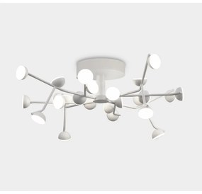 Plafoniera, Lustra aplicata LED dimabil design modern ADN alb