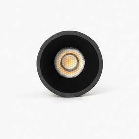 Spot LED incastrabil TULIPA Black recessed downlight 10W 24Â° 3000K CRI90 triac IP44