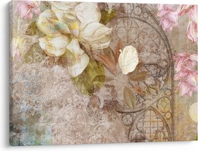Tablou - Ornament de flori (70x50 cm)