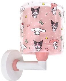Dalber 41259 - Aplică de perete pentru copii HELLO KITTY & FRIENDS 1xE27/15W/230V, roz