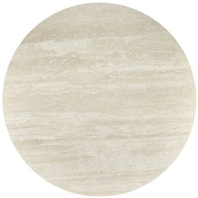 Masa rotunda Tolio travertin/casmir ø90/h76 cm