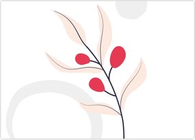 Tablou - Abstracție florală roz N⁰3 (70x50 cm)