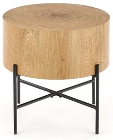 Masa de cafea Brooklyn S, stejar / negru