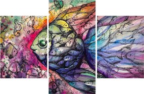 Tablou - Peștișorul colorat (90x60 cm)