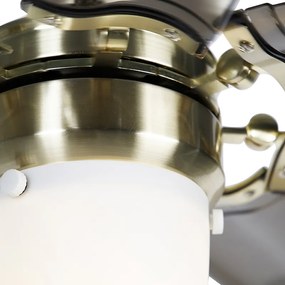 Ventilator de tavan de design din alamă cu telecomandă - Wings 42